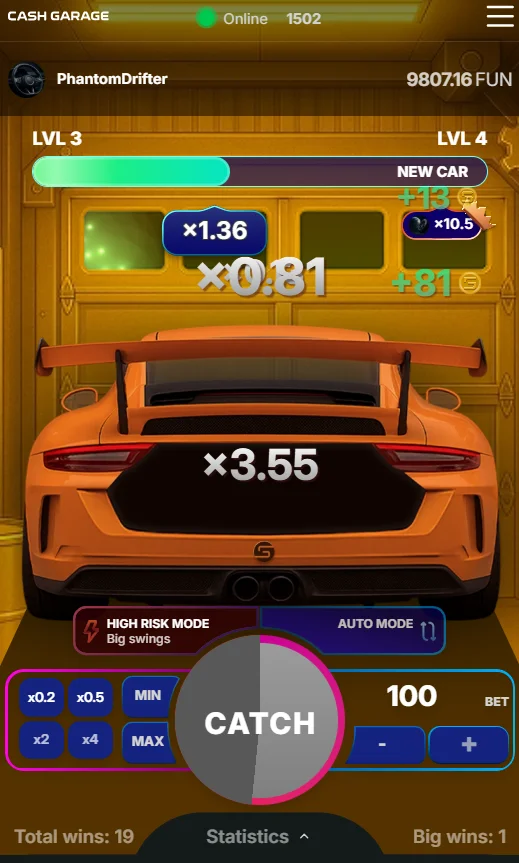 Cash Garage Demo