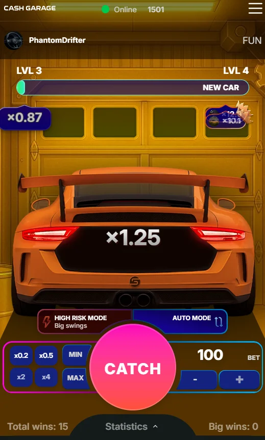 Cash Garage Free Demo