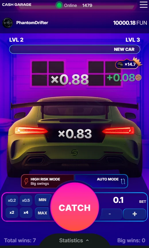 Cash Garage Game